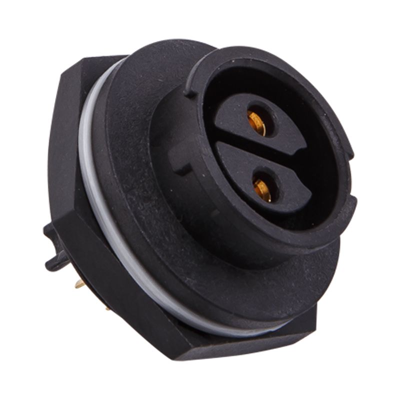 2Pin Black Waterproof IP68 LED Connector